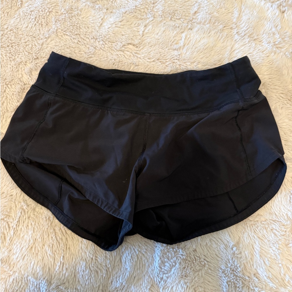 Women's Black Speed Up Shorts